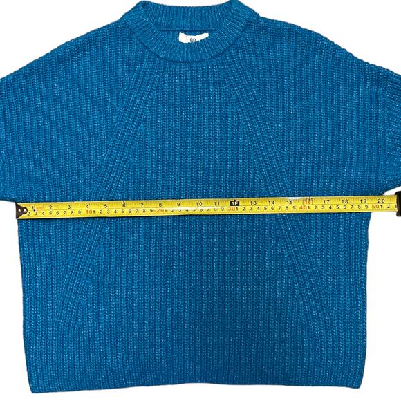 BP Blue Cotton Blend Knit Long Sleeve Sweater Size XS NEW - Picture 3 of 4